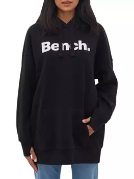 Толстовка оверсайз с торговой маркой Bench, черный