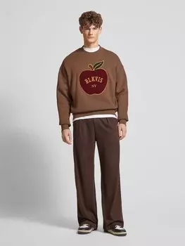 Толстовка оверсайз с вышитыми этикетками BLKVIS