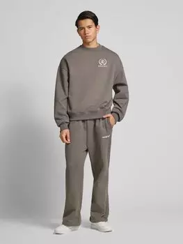 Толстовка оверсайз с вышитыми этикетками, модель «Cesar» Low Lights Studios