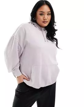 Толстовка оверсайз сиреневого цвета ASOS DESIGN Curve ASOS
