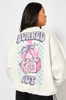 Толстовка оверсайз Skinnydip, белый