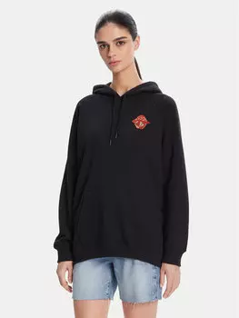 Толстовка оверсайз Truly Stoked B4112501 Volcom, черный