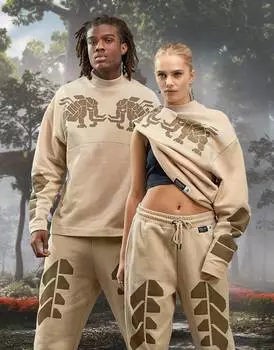 Толстовка оверсайз унисекс ASOS X Horizon Forbidden West с камнем