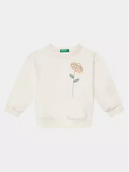 Толстовка оверсайз United Colors Of Benetton, экрю