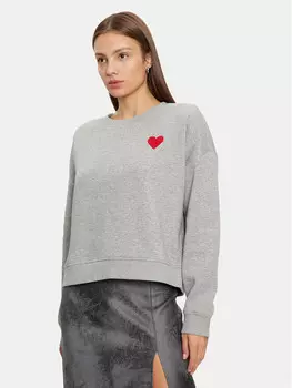 Толстовка оверсайз Vero Moda, серый