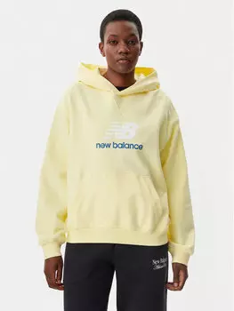 Толстовка оверсайз WT51501 New Balance, желтый