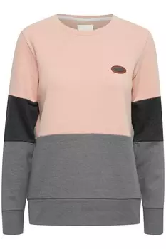 Толстовка Oxmo Trine, цвет Dark grey/mottled grey/Rose