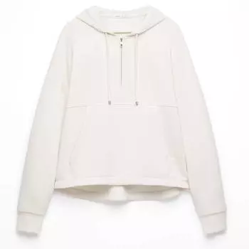 Толстовка Oysho Warm-interior With Modal, светло-бежевый