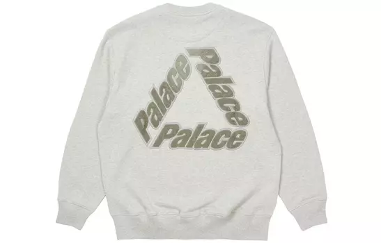 Толстовка P 3 Chenille Crew PALACE, серый