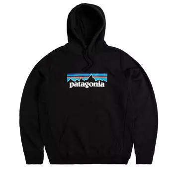 Толстовка P-6 Logo Uprisal Hoodie Patagonia, черный