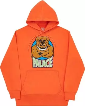 Толстовка Palace Bulldog Hood 'Dark Orange', оранжевый