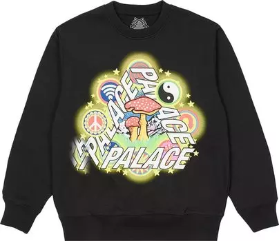 Толстовка Palace Bun 5G Crew 'Black', черный
