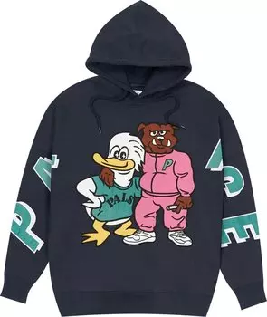 Толстовка Palace Dog And Duck Drop Shoulder Hood 'Navy', синий