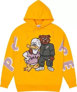 Толстовка Palace Dog And Duck Drop Shoulder Hood 'Yellow', желтый