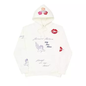Толстовка Palace Love Letter Hood 'White', белый