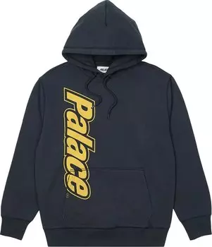 Толстовка Palace Lowercase Font Hood 'Navy', синий