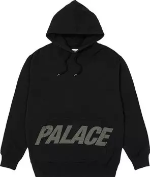 Толстовка Palace Pal Pocket Slub Hood 'Black', черный