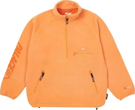 Толстовка Palace Polartec Lazer Outer 1/2 Zip 'Orange', оранжевый