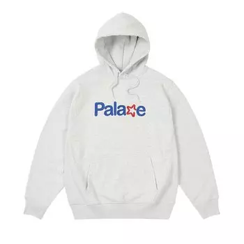 Толстовка Palace Signature 'Grey Marl', серый