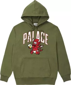 Толстовка Palace Temptation Hood 'The Deep Green', зеленый