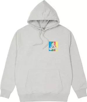 Толстовка Palace Tri-Emb Hood 'Grey Marl', серый