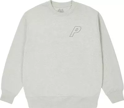 Толстовка Palace Tri-Stitch Crew 'Light Grey Marl', серый