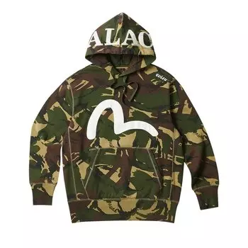 Толстовка Palace x Evisu Seagull 'Camo', разноцветный