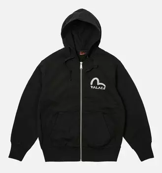 Толстовка Palace x Evisu Zip, черный