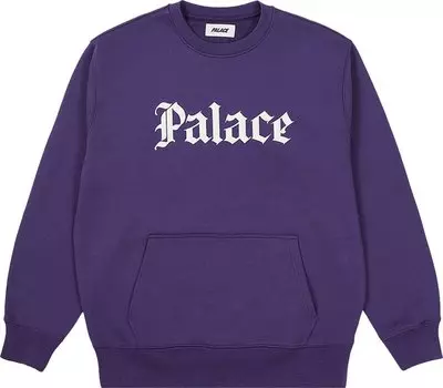 Толстовка Palace Ye Olde Crew 'Purple', фиолетовый