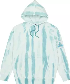 Толстовка Palace Zebra Tie Dye Hood 'Teal', разноцветный