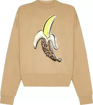 Толстовка Palm Angels Banana Crew 'Nuts/Yellow', желтый