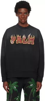 Толстовка Palm Angels Black Flames