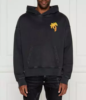 Толстовка Palm Angels BURNING PALM Regular Fit, черный