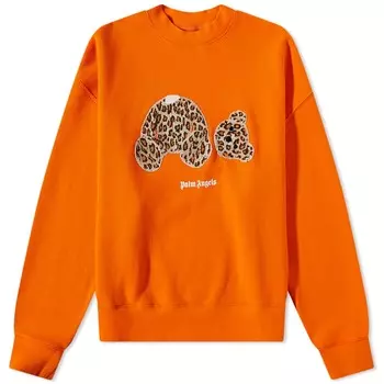 Толстовка Palm Angels Leopard Kill The Bear Crew Sweat