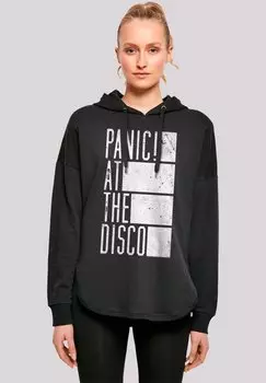 Толстовка PANIC AT THE DISCO BLOCK TEXT - Hoodie F4NT4STIC, черный