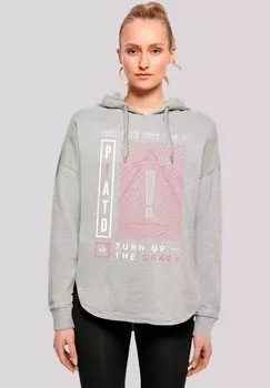 Толстовка PANIC AT THE DISCO TURN UP THE CRAZY - Hoodie F4NT4STIC, серый