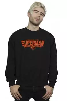 Толстовка «Папа-Супермен-герой» DC Comics, черный