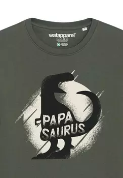Толстовка PAPASAURUS watapparel, хаки
