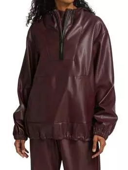 Толстовка Parker Deveaux New York из веганской кожи, красный