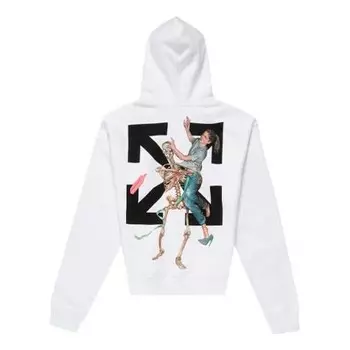 Толстовка pascal painting arrow sweater men's white Off-White, белый