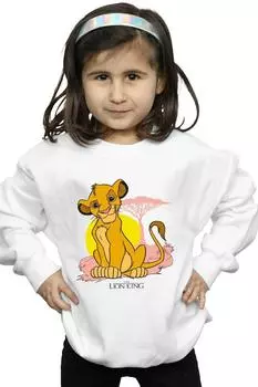 Толстовка пастельных тонов The Lion King Simba Disney, белый