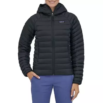 Толстовка Patagonia Down Sweater с капюшоном, черный