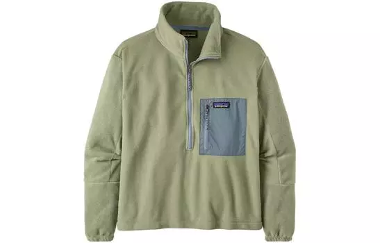 Толстовка Patagonia Microdini Half-zip, Obsidian Plum/OBPL