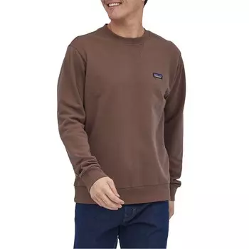 Толстовка Patagonia Regenerative Organic Certified Cotton Crewneck, темно-коричневый