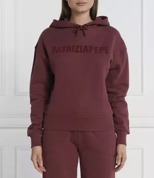 Толстовка Patrizia Pepe Regular Fit, бордо