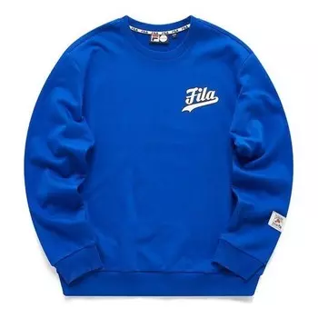 Толстовка pattern casual sports pullover blue Fila Fusion, синий