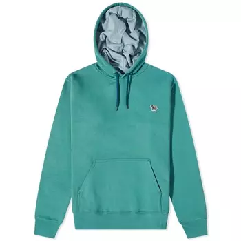 Толстовка Paul Smith с принтом Zebra Popover, зеленый