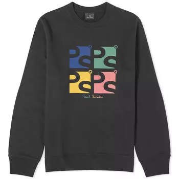 Толстовка Paul Smith Square Ps Sweatshirt, черный