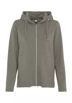 Толстовка "pauna" капюшон на шнурке Galeria Essentials, хаки