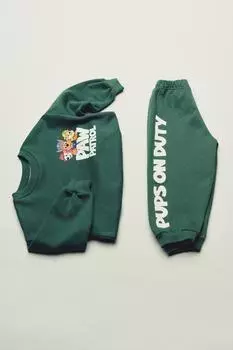 Толстовка paw patrol и комплект для бега трусцой ZARA, зеленый